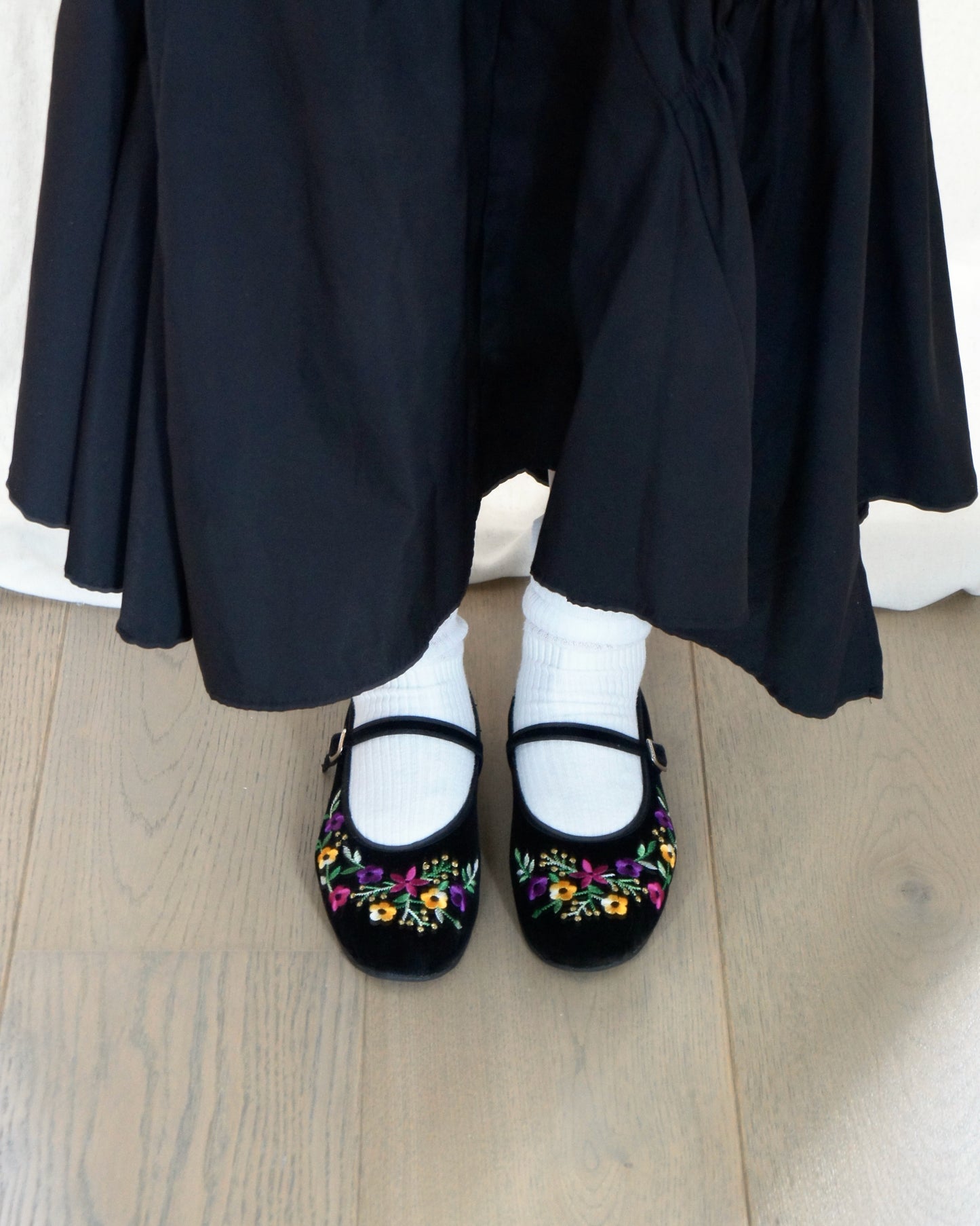 Flora Mary Jane Flats - Primrose (Pre-Order)