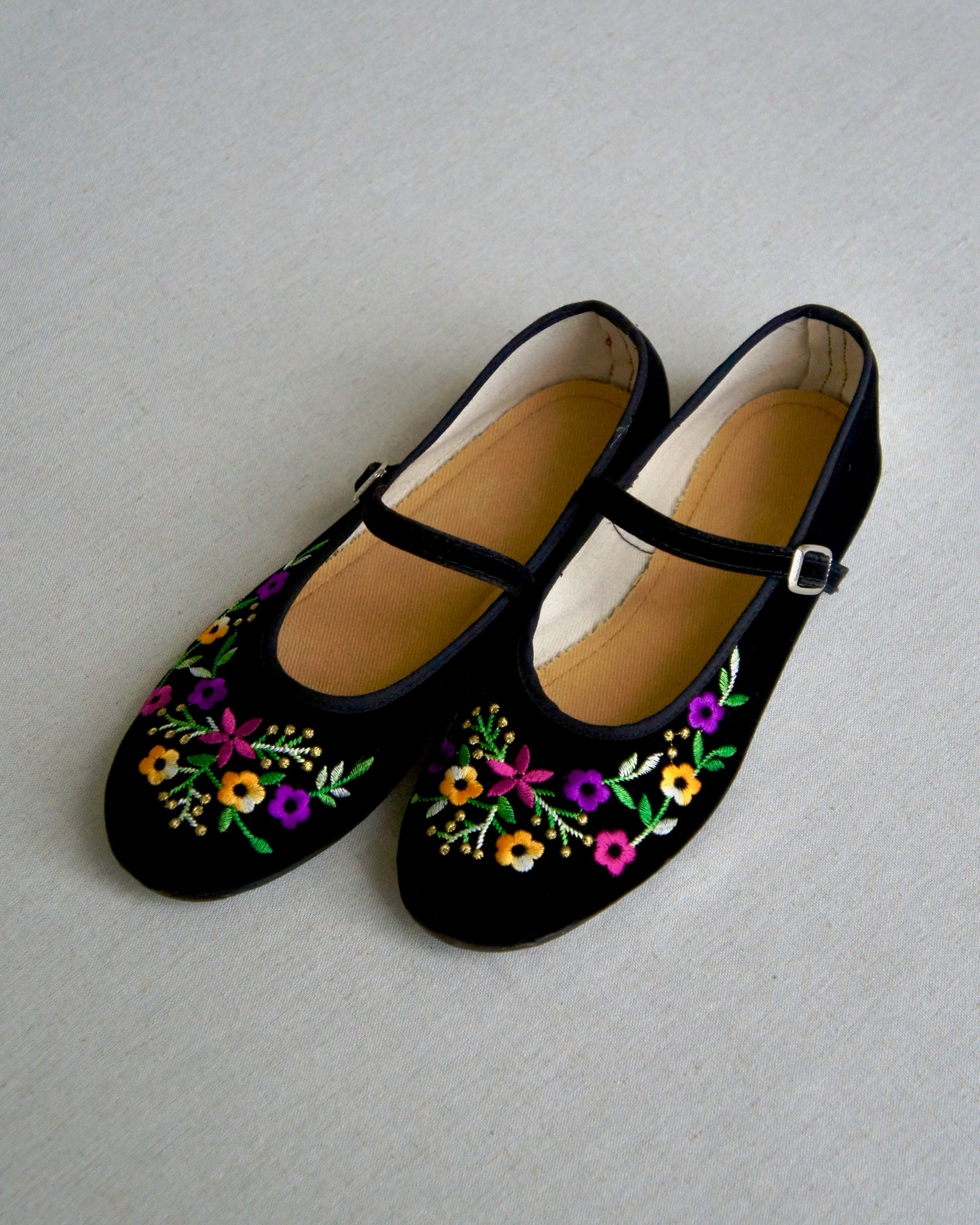 Flora Mary Jane Flats - Primrose (Pre-Order)