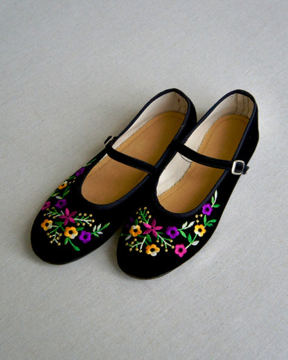 Flora Mary Jane Flats - Primrose (Pre-Order)