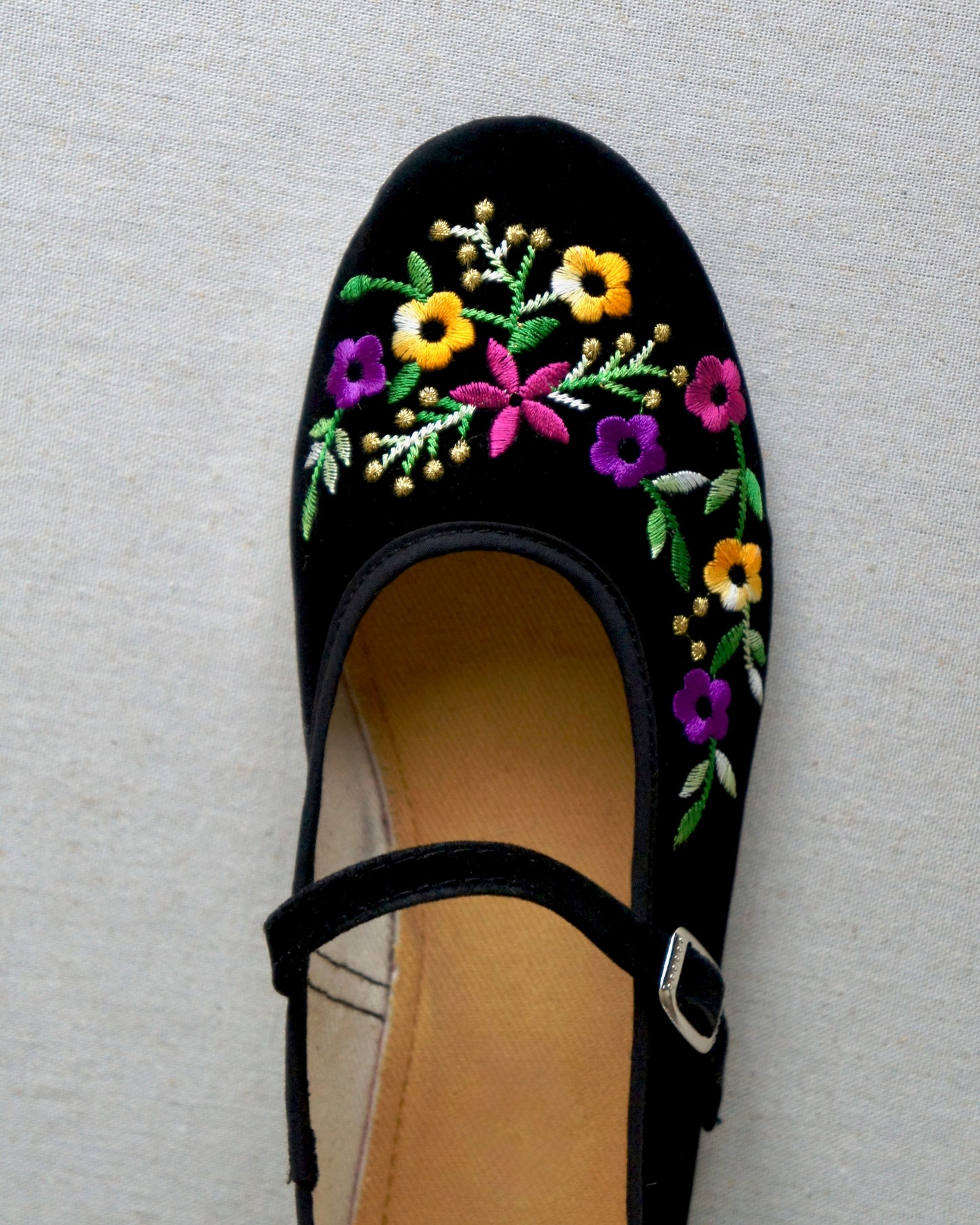 Flora Mary Jane Flats - Primrose (Pre-Order)