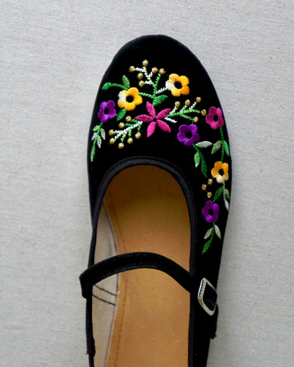 Flora Mary Jane Flats - Primrose (Pre-Order)