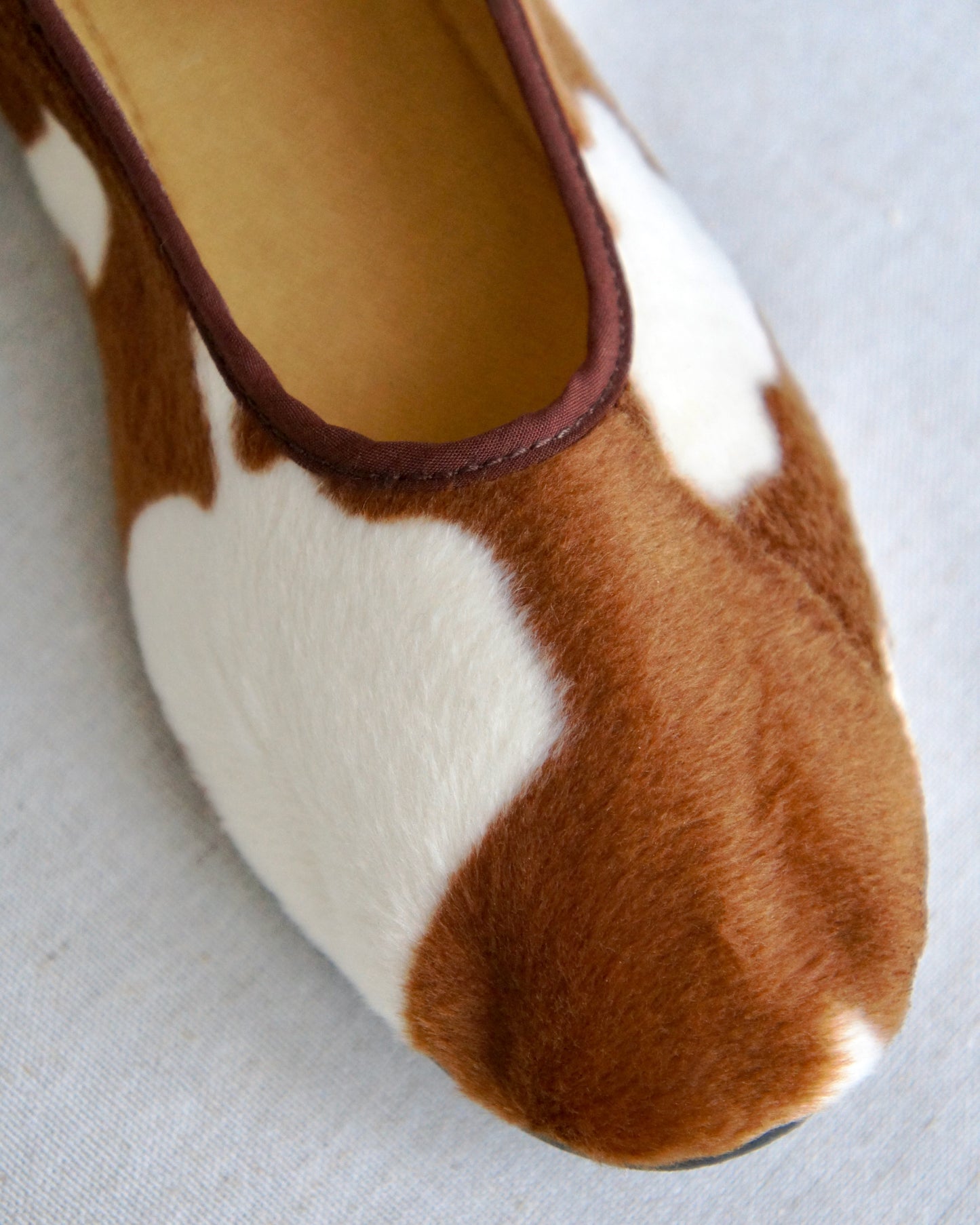 Fauna Mary Jane Flats - Brown Cowhide (Pre-Order)