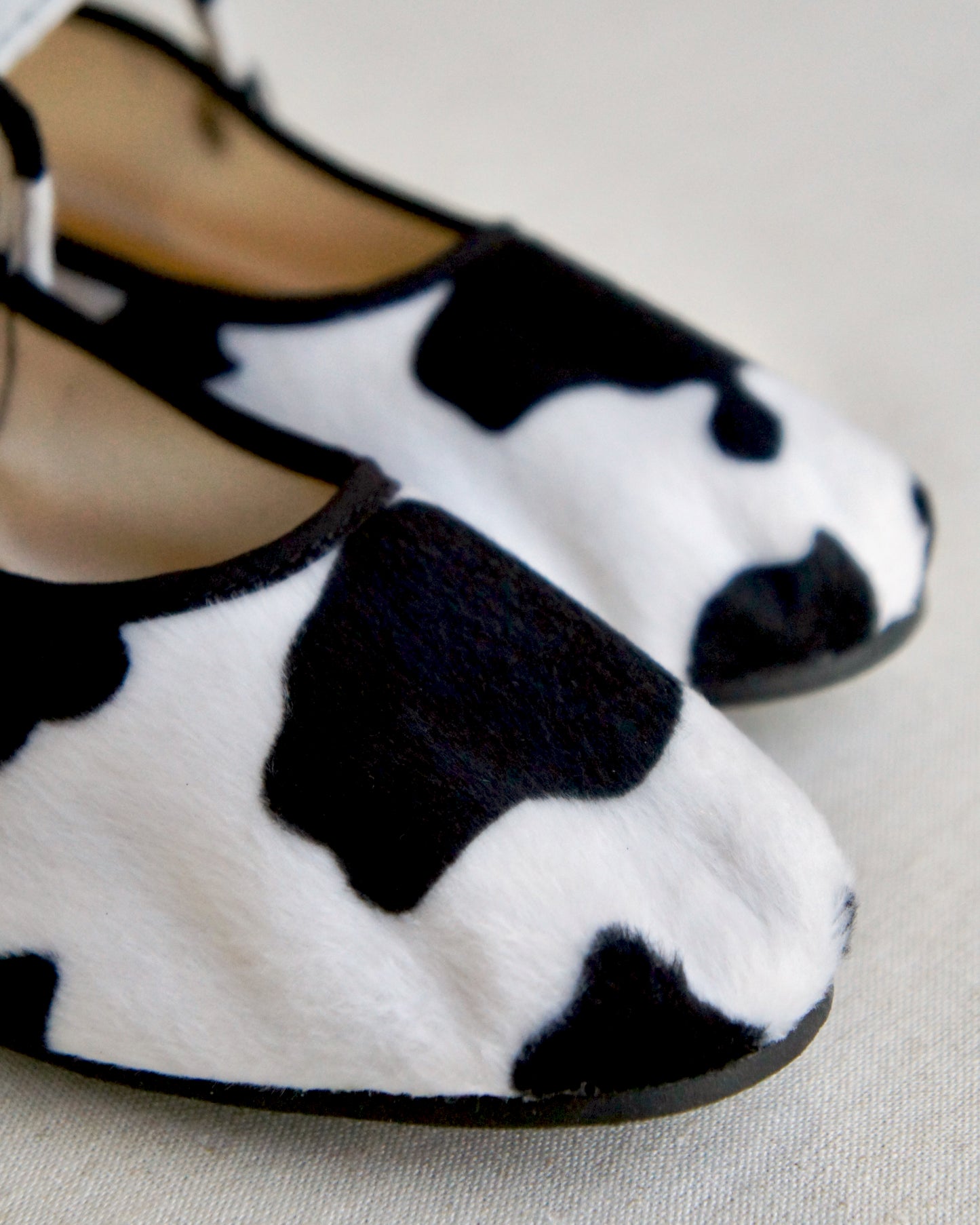 Fauna Mary Jane Flats - Black Cowhide (Pre-Order)